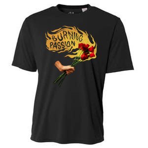 Burning Passion Rose Cooling Performance Crew T-Shirt