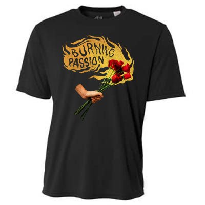 Burning Passion Rose Cooling Performance Crew T-Shirt