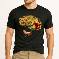 Burning Passion Rose Cooling Performance Crew T-Shirt