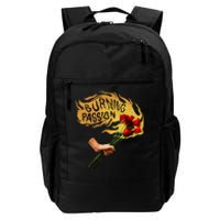 Burning Passion Rose Daily Commute Backpack