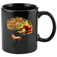 Burning Passion Rose 11oz C Handle Ceramic Mug