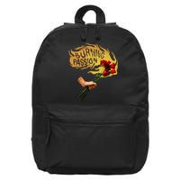 Burning Passion Rose 16 in Basic Backpack