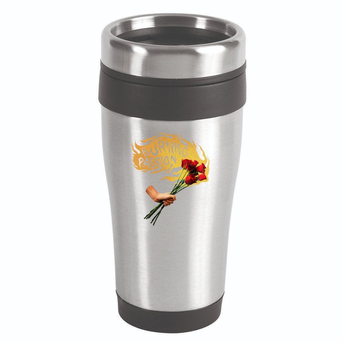 Burning Passion Rose 16oz Travel Tumbler