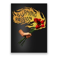 Burning Passion Rose Poster