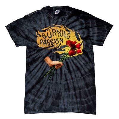 Burning Passion Rose Tie-Dye T-Shirt