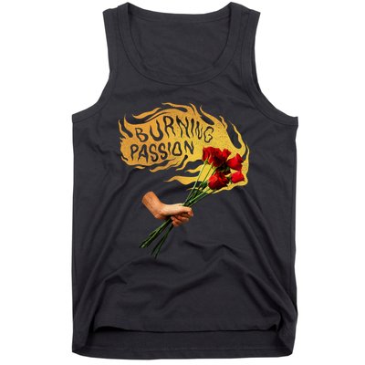 Burning Passion Rose Tank Top