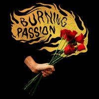 Burning Passion Rose Womens T-Shirt