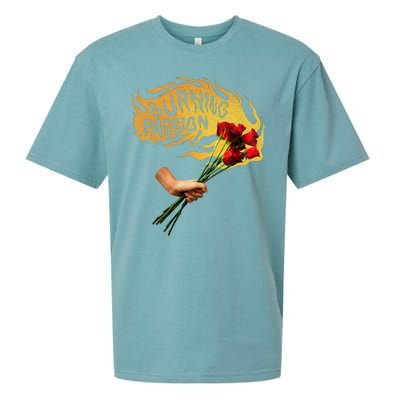 Burning Passion Rose Sueded Cloud Jersey T-Shirt