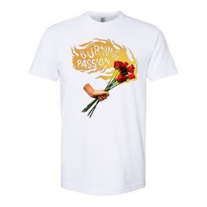 Burning Passion Rose Softstyle CVC T-Shirt