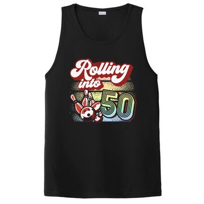 Bowling Party Rolling Into 50 Bowling Birthday PosiCharge Competitor Tank