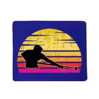 Billiards Player Retro Vintage Sports Pool Snooker Athlete Cute Gift Mousepad