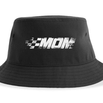 Birthday Party Racing Family Pit Crew Race Car Mom Sustainable Bucket Hat