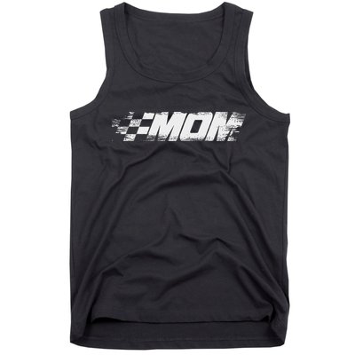 Birthday Party Racing Family Pit Crew Race Car Mom Tank Top