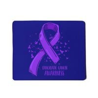 Birds Purple Ribbon Fighter Pancreatic Cancer Awareness Great Gift Mousepad