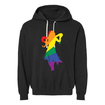 Britneyspears Pride Rainbow Garment-Dyed Fleece Hoodie