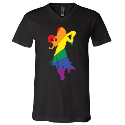 Britneyspears Pride Rainbow V-Neck T-Shirt