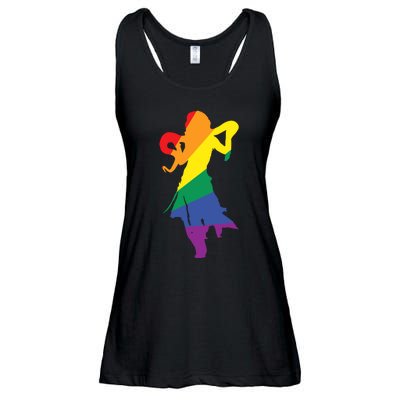 Britneyspears Pride Rainbow Ladies Essential Flowy Tank