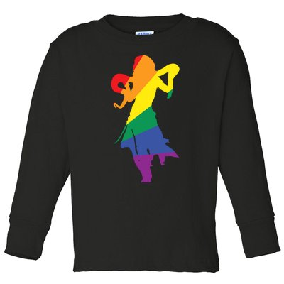 Britneyspears Pride Rainbow Toddler Long Sleeve Shirt