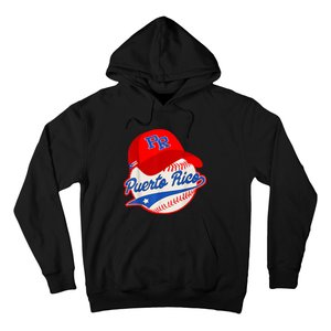 Boricua Puerto Rican Puerto Rico Baseball Hoodie