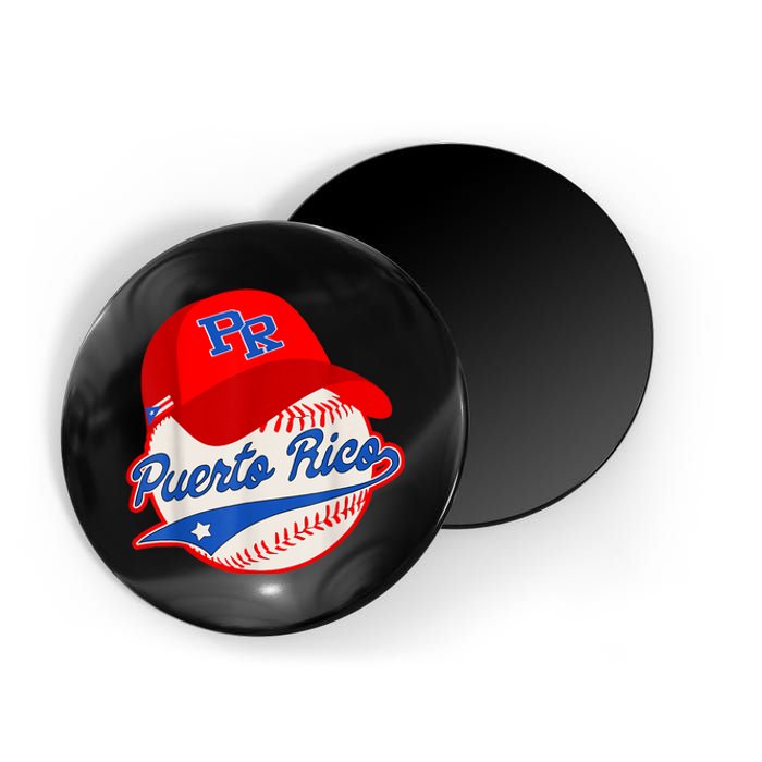 Boricua Puerto Rican Puerto Rico Baseball Magnet