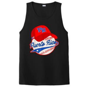 Boricua Puerto Rican Puerto Rico Baseball PosiCharge Competitor Tank