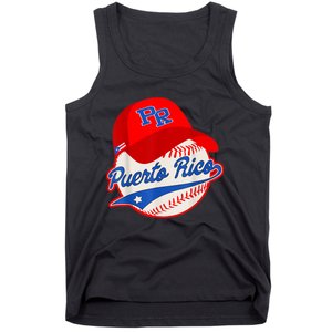 Boricua Puerto Rican Puerto Rico Baseball Tank Top