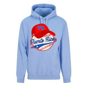 Boricua Puerto Rican Puerto Rico Baseball Unisex Surf Hoodie