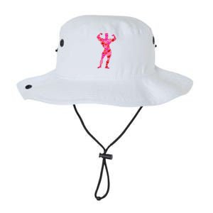 Bodybuilding Pink Red Heart Valentines Day Gift Body Builder Cool Gift Legacy Cool Fit Booney Bucket Hat