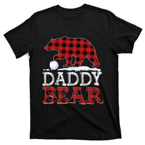 Buffalo Plaid Red Xmas Christmas Daddy Bear Pajama Family T-Shirt