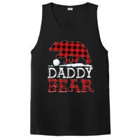 Buffalo Plaid Red Xmas Christmas Daddy Bear Pajama Family PosiCharge Competitor Tank