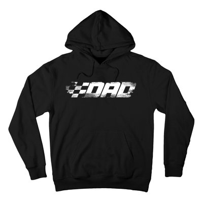 Birthday Party Racing Family Pit Crew Race Dad Hoodie