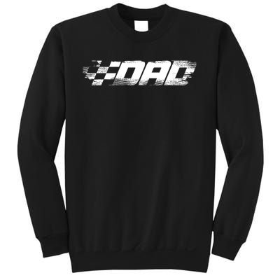 Birthday Party Racing Family Pit Crew Race Dad Sweatshirt