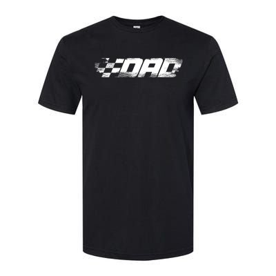 Birthday Party Racing Family Pit Crew Race Dad Softstyle CVC T-Shirt