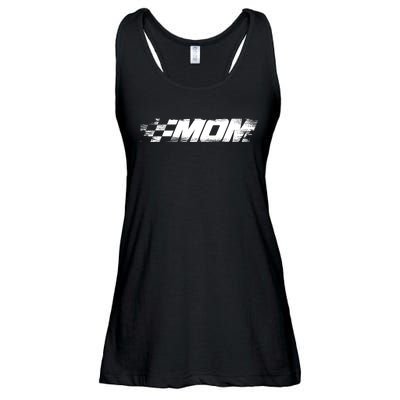 Birthday Party Racing Family Pit Crew Race Mom Ladies Essential Flowy Tank