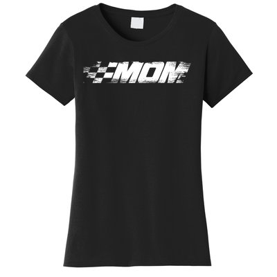 Birthday Party Racing Family Pit Crew Race Mom Women's T-Shirt