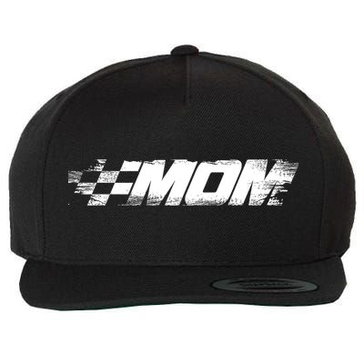 Birthday Party Racing Family Pit Crew Race Mom Wool Snapback Cap