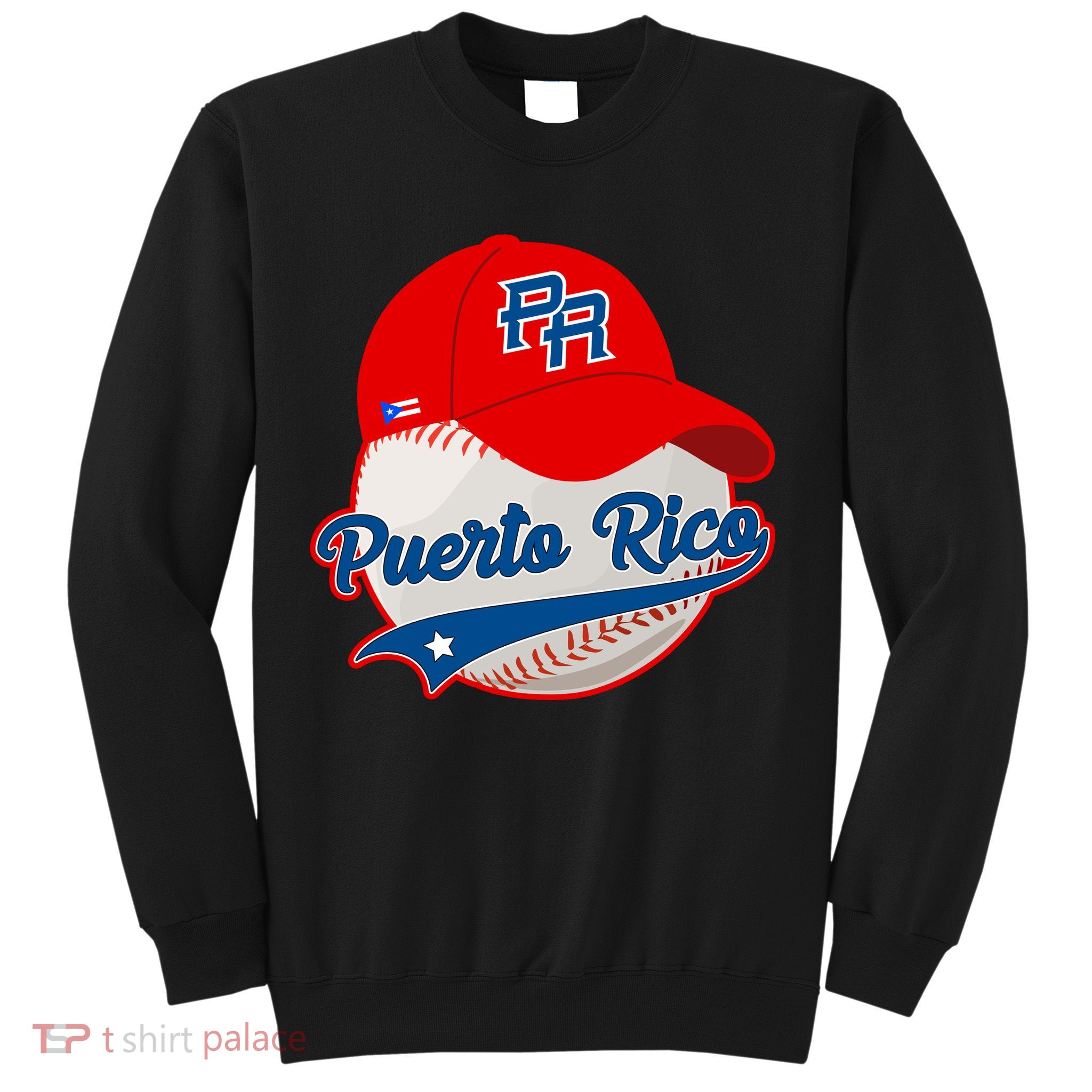 Boricua Puerto Rican Puerto Rico Baseball Sweatshirt