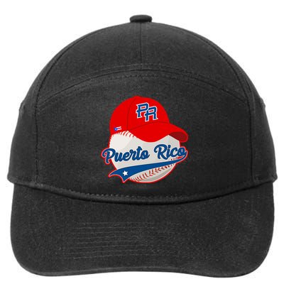 Boricua Puerto Rican Puerto Rico Baseball 7-Panel Snapback Hat