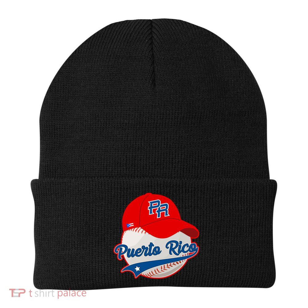 Boricua Puerto Rican Puerto Rico Baseball Knit Cap Winter Beanie