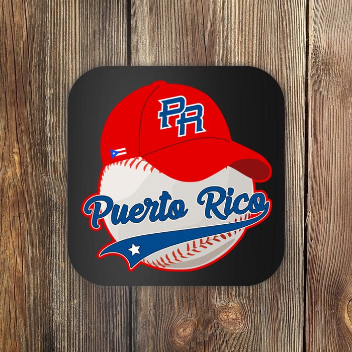 Boricua Puerto Rican Puerto Rico Baseball Coaster