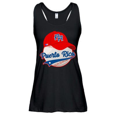Boricua Puerto Rican Puerto Rico Baseball Ladies Essential Flowy Tank