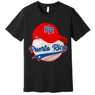 Boricua Puerto Rican Puerto Rico Baseball Premium T-Shirt