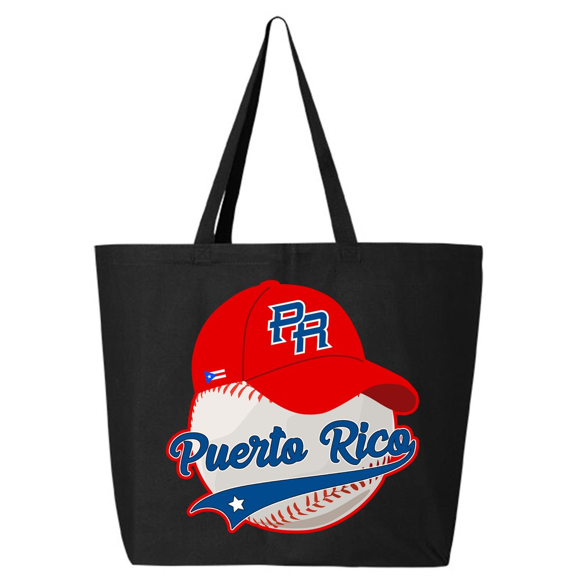 Boricua Puerto Rican Puerto Rico Baseball 25L Jumbo Tote