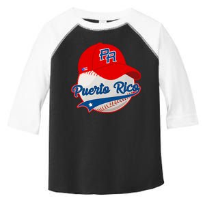 Boricua Puerto Rican Puerto Rico Baseball Toddler Fine Jersey T-Shirt