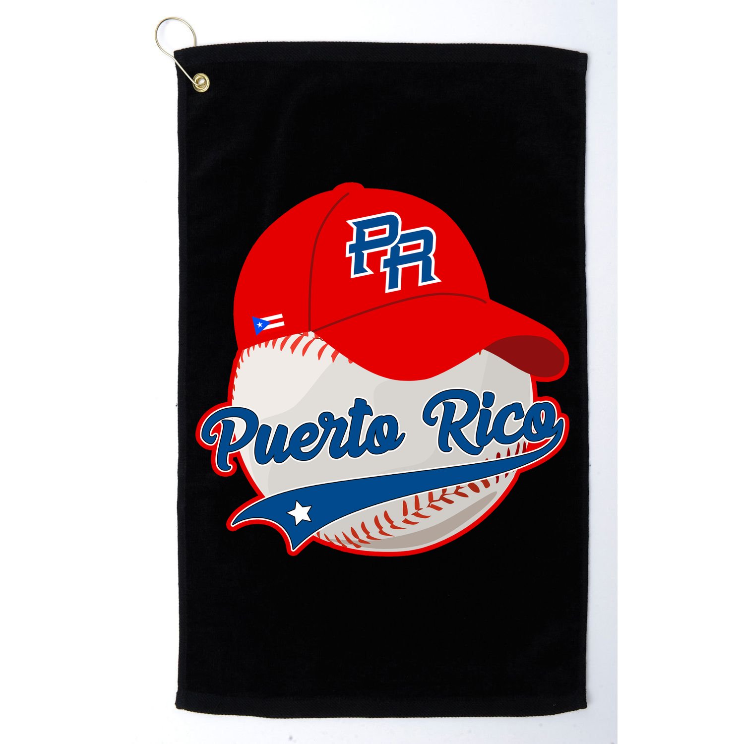 Boricua Puerto Rican Puerto Rico Baseball Golf Towel