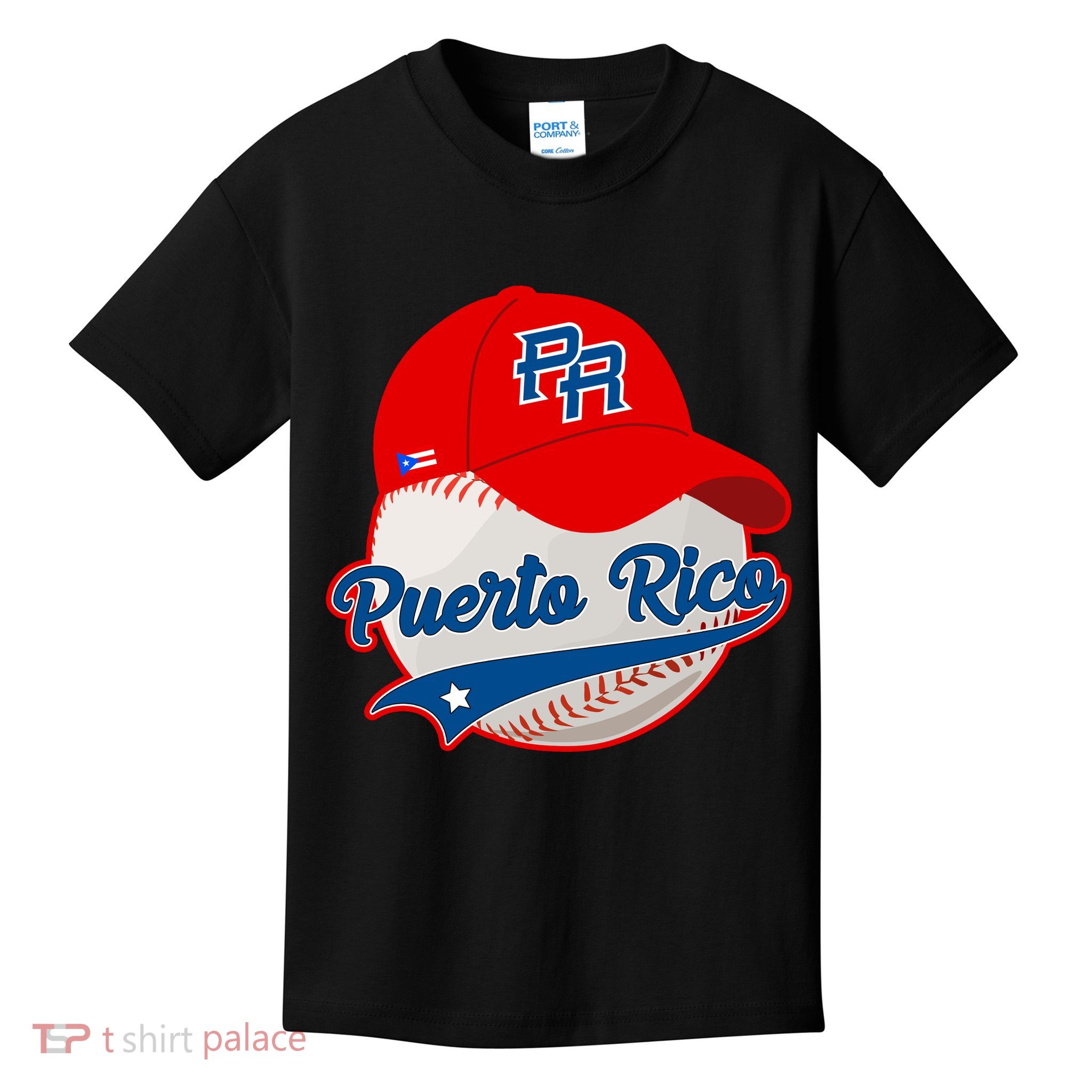 Boricua Puerto Rican Puerto Rico Baseball Kids T-Shirt