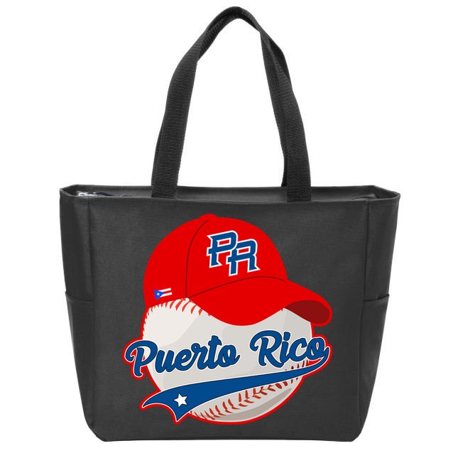 Boricua Puerto Rican Puerto Rico Baseball Zip Tote Bag