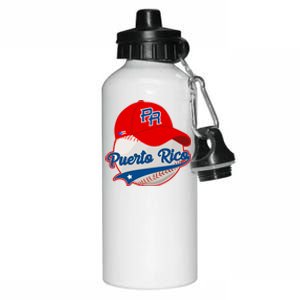 Boricua Puerto Rican Puerto Rico Baseball Aluminum Water Bottle