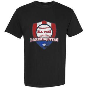 Barranquitas Puerto Rico Camisa Puerto Rican World Baseball Garment-Dyed Heavyweight T-Shirt