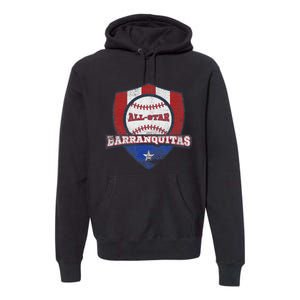 Barranquitas Puerto Rico Camisa Puerto Rican World Baseball Premium Hoodie